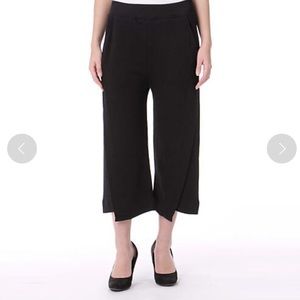 ACNE Studios Black Cotton Asymmetrical Pant